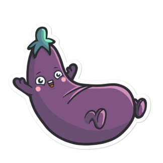 Sticker Aubergine