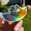 Sticker saucisse holographique