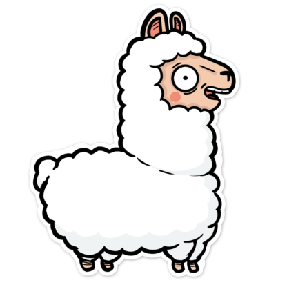 Lama sticker