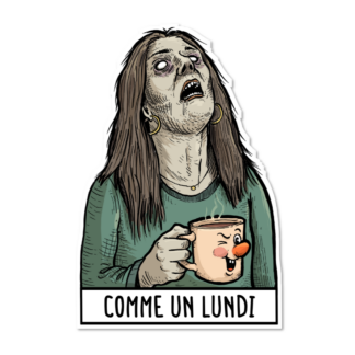 Sticker comme un lundi